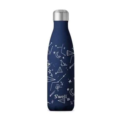 Image of S'well Original Water Bottle, Midnight Sky, 500ml, Vacuum Insulated Bottle Keeps Drinks Cold and Hot, BPA-Free Stainless Steel Leak Proof On the Go Hydration
