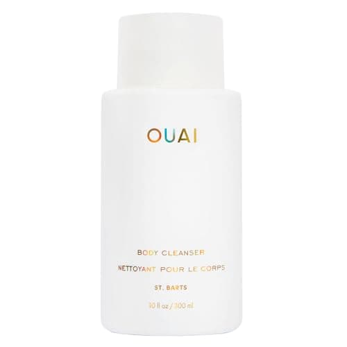 Image of OUAI Body Cleanser, St. Barts - Foaming Body Wash with Jojoba Oil and Rosehip Oil to Hydrate, Nurture, Balance and Soften Skin - Paraben, Phthalate and Sulfate Free Skin Care Products - 10 Oz