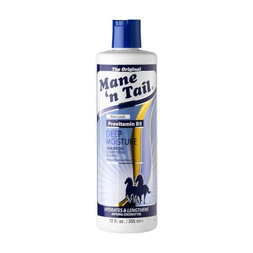 Image of Mane 'n Tail Deep Moisture Retention Treatment Shampoo, Provitamin B5, Hydrates and Lengthens, 355 ml (Pack of 1)