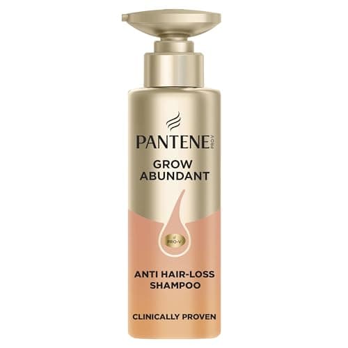 Image of Pantene Grow Abundant Anti Hair Loss Shampoo 290ml for Stronger, Longer, Denser Hair in 8 Weeks, Strengthens Anchorage and Improves Hair Resilience, With 900mg Pro-Vitamin Complex & Niacinamide