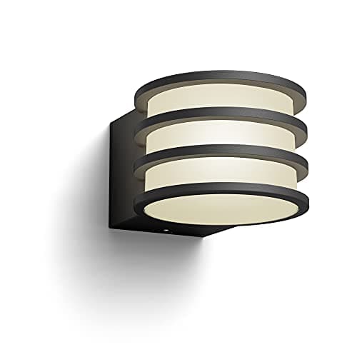 Image of Philips Hue Lucca White LED Smart Outdoor Wall Light, Works with Alexa, Google Assistant and Apple HomeKit