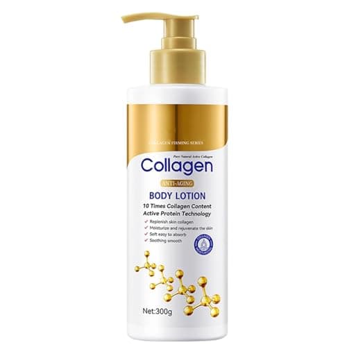 Image of Collagen Body Lotion 300ml- Collagen Cream for Women/Mens with Skin Tightening Effect - Firming Body Cream & Anti-Aging Moisturiser for Dry & Oily Skin - Body Care Gifts for Women