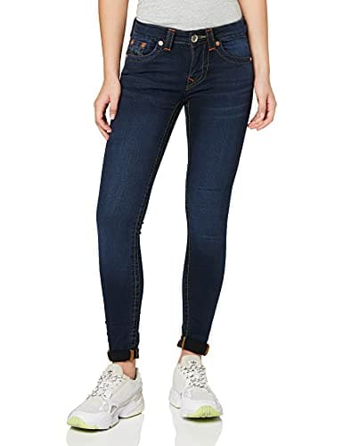 Image of True Religion Women's Jennie Curvy Skinny Jeans, Indigo Upgrade, 30W Regular UK