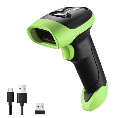 Image of NetumScan USB Wireless Bluetooth Barcode Scanner 1D 2D QR Handheld Barcode Reader Compatible with Computer for Pos System, Supermarket, Warehouse, Retail store NSL8BL Pro