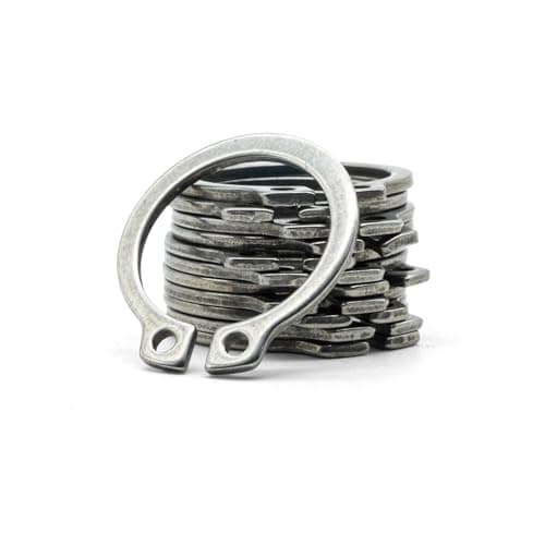 Image of Hippo Hardware 19mm External Circlips Retaining Rings Snap Circlip A2 Stainless Steel DIN471 (Pack of 5)