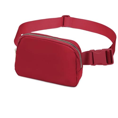 Image of Miss Lulu Women’s Waist Bag, Belt Bag, Adjustable Fanny Pack with Crossbody Strap, for Running Travel Outdoor Activities