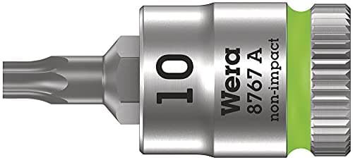Image of Wera 05003390001 TORX Zyklop 1/4" Socket Bit Socket, 10 mm x 28 mm