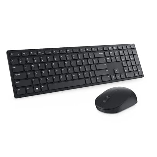 Image of Dell KM5221W, Pro Wireless, Keyboard and Mouse Set, German (QWERTZ), Black