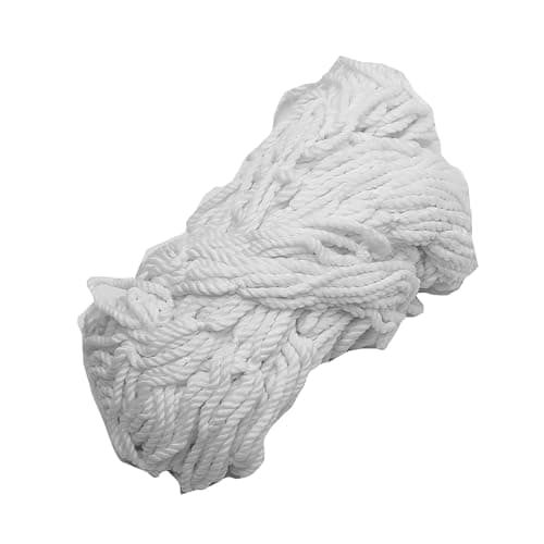 Image of Cyrank 8 x 4ft Soccer Net, Football Goal Netting, Polypropylene, White