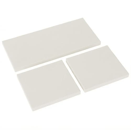 Image of Outsunny Outdoor Seat Cushion Pads for Rattan Furniture, 3 PCs Garden Furniture Cushions, Cream White