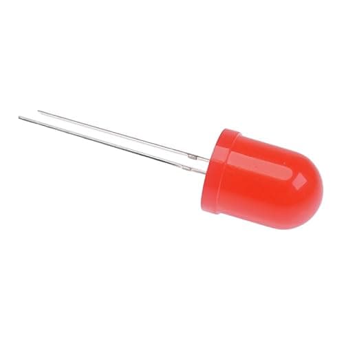 Image of 10 x Red Flashing 10mm Diffused LED 1.8Hz 330mcd