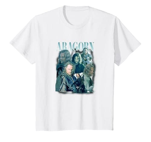 Image of Kids Lord Of The Rings Aragorn Montage T-Shirt