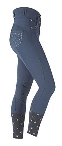 Image of Shires Aubrion Queensway Ladies Horse Riding Breeches in Navy 28", Navy