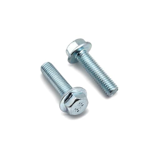 Image of Nuts About Bolts M8 x 30mm Flanged Hexagon Head Bolts | Zinc Plated | Grade 8.8 High Tensile | DIN 6921 | Automotive, Machinery & Structural Fixings - Pack of 10