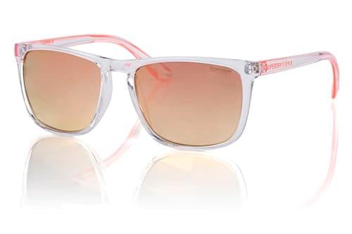 Image of Superdry Shockwave Sunglasses - Coral/Crystal