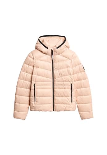 Image of Superdry Fuji Quilt Padded Jacket S Beige