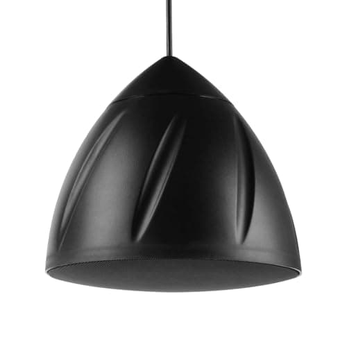 Image of Power Dynamics PD PDS40B Pendant Speaker System 30W Black Hanging Loudspeaker, Compact Ceiling-Mounted Audio for Commercial & Retail Spaces, Stylish Design with Clear Sound Quality