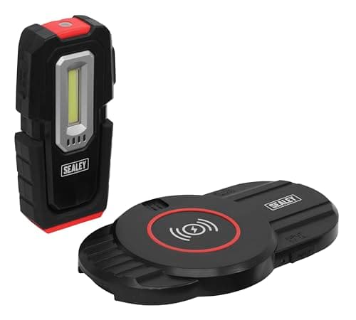 Image of Sealey Inspection Light 3W COB & 1W SMD LED & Single Wireless Charging Base - LEDWCBCOMBO1