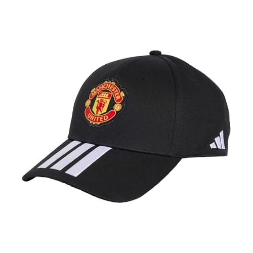 Image of adidas Unisex Manchester United Baseball Cap OSFWblack/White