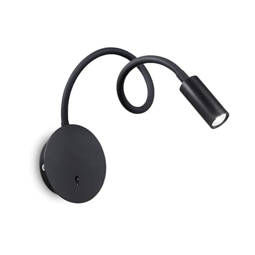 Image of Ideal Lux LED 1 Light Wall Light Black