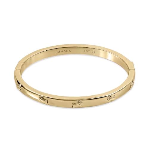 Image of RADLEY 18ct Gold Plated Jumping Dog Bangle
