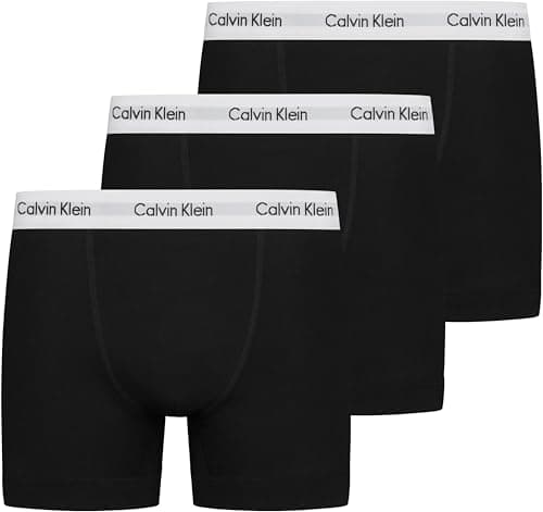 Image of Calvin Klein Cotton Stretch Trunk Black 3 Pack - XL