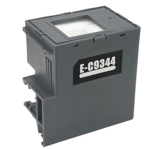 Image of Gettimore Replacement Waste Ink Collector Tank with Disposable Chip C9344 for Epson XP-2100/XP-3100/XP-4100/WF-2810 Series Printers, Black ABS Maintenance Box Compatible with C12C934461