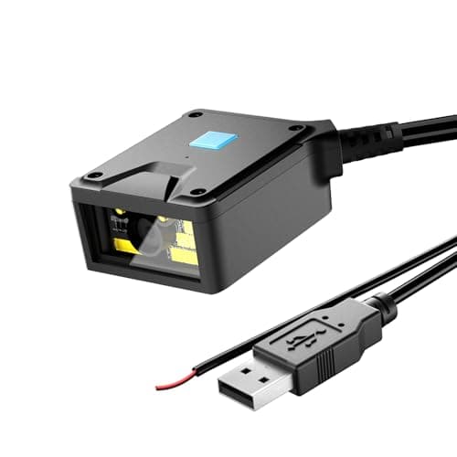 Image of NetumScan 2D Fixed Mount Barcode Scanner Engine Industrial Grade 1D/2D/QR Code Reader with Automatic Induction Scanning USB Port Suitable for Self-Service Terminals and Factory Assembly Lines