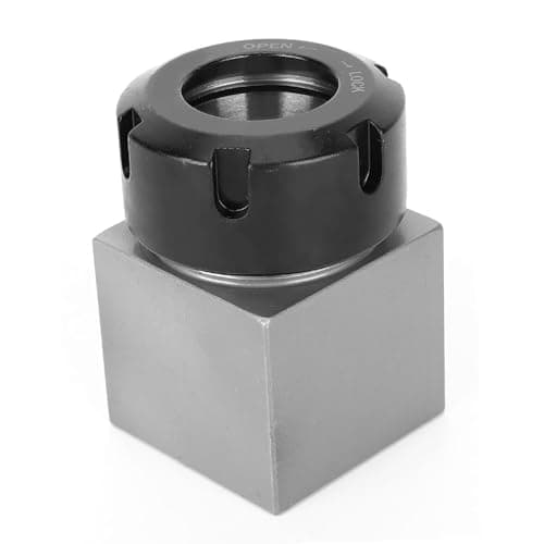 Image of ER32 Collet Block Chuck Steel Collet Holder Milling Machine Clamping Set for Lathe Engraving Machine (Square)