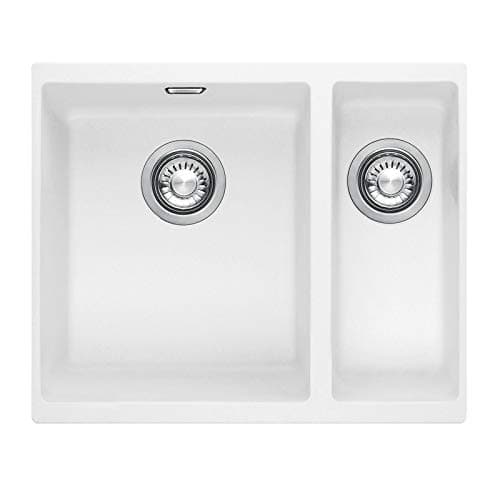 Image of Franke Sirius SID160PW 1.5 Bowl Tectonite Undermount White Kitchen Sink