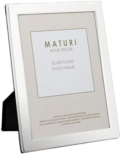 Image of Maturi Silver Plated Photo Frame - Flat Edge Finish 3.5 x 5-inch (9 x 13cm)