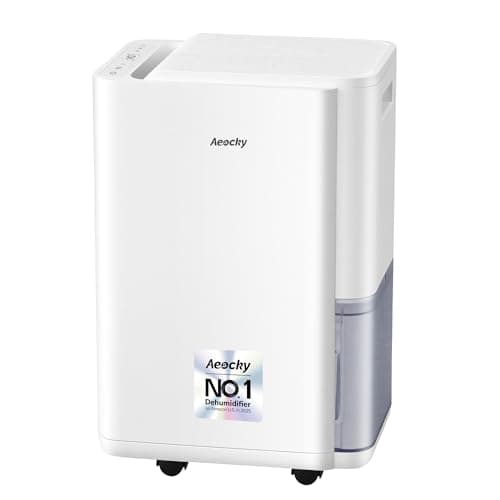 Image of 25L/d AEOCKY Dehumidifier for Home, Applicable to 200m³ (50m²), Smart Compressor Dehumidifier with Drain Hose, for Bedroom, Bathroom, Basement