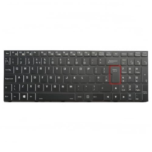 Image of XINDIKBHUB UK RGB Backlit Laptop Keyboard For GIGABYTE G5 GD GE KC KE KD KF MD ME MF UK Layout -Black