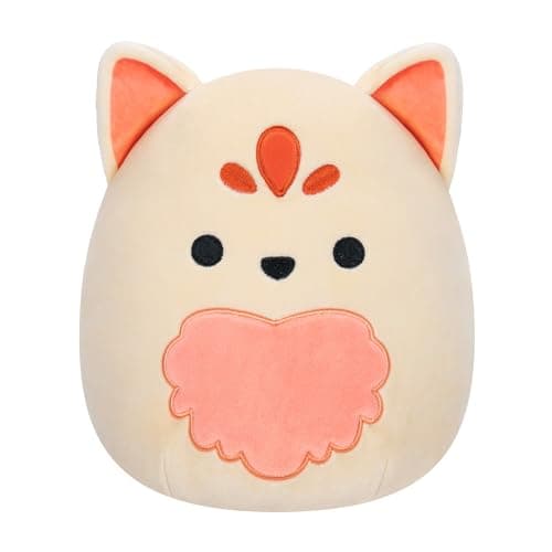 Image of Squishmallows Original Adopt Me! 8-Inch Kitsune Plush - Little Ultrasoft Official Jazwares Plush - Exclusive Virtual Item Code Included