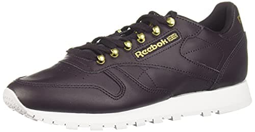 Image of Reebok Cl Lthr, Sneaker, Midnight Shadow/Matte Gold/White,
