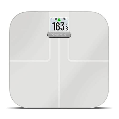 Image of Garmin Index S2, Smart Scale with Wireless Connectivity, Measure Body Fat, Muscle, Bone Mass, Body Water% and More, White