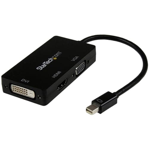 Image of StarTech.com 3 in 1 Mini DisplayPort Adapter - 1080p - Mini DP / Thunderbolt to HDMI / VGA / DVI Splitter for Your Monitor (MDP2VGDVHD)