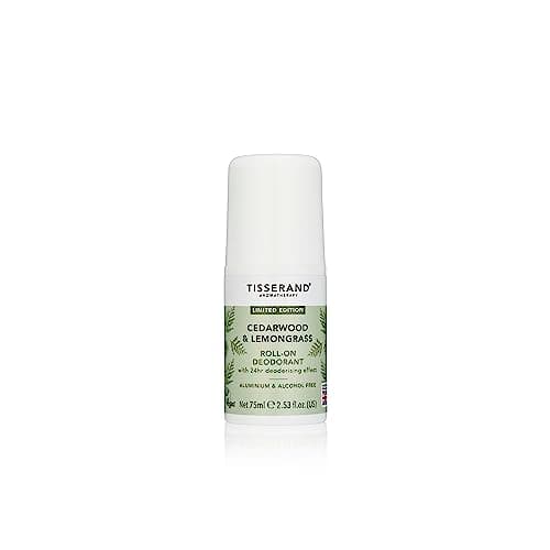 Image of Tisserand Aromatherapy | Cedarwood & Lemongrass Deodorant 75ml|100% Natural Essential Oils