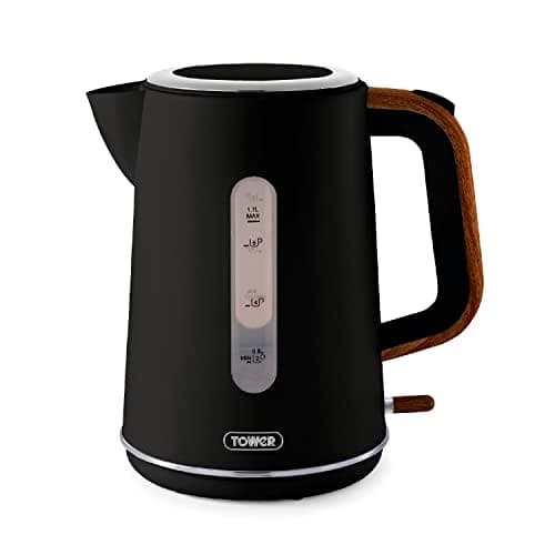 Image of Tower T10037BLK Jug Kettle with Rapid Boil, 1.7L, 3000W, Black