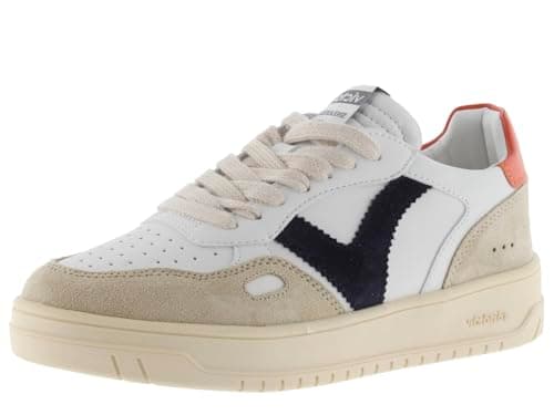 Image of victoria Seúl Unisex Sneaker with Leather Effect & Coloured Parts & Suede 1257101 for Adults, Orange, 6 UK