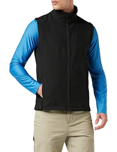 Image of Result R232M Printable Softshell Bodywarmer - Black/Black, Medium