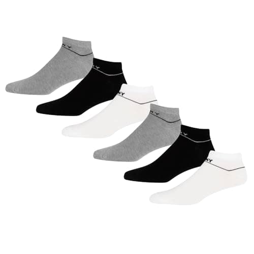 Image of DKNY Mens Jefferson Socks, Black, 7-11 UK