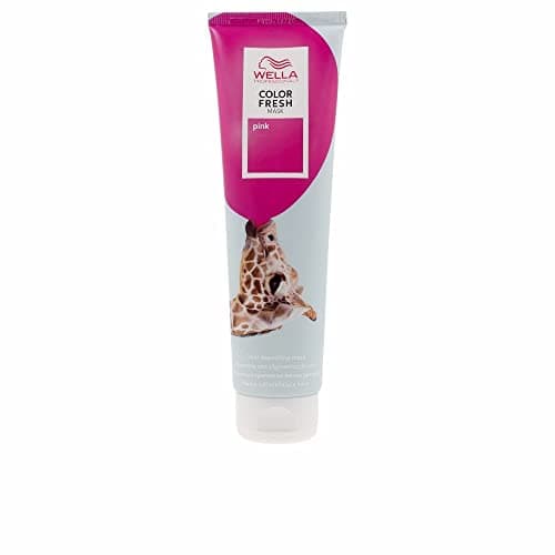 Image of Wella Professional Color Fresh Mask | Temporary Color Refresh Treatment |Semi-Permanent Hair Dye | Wash Out Colour |150ml | Pink