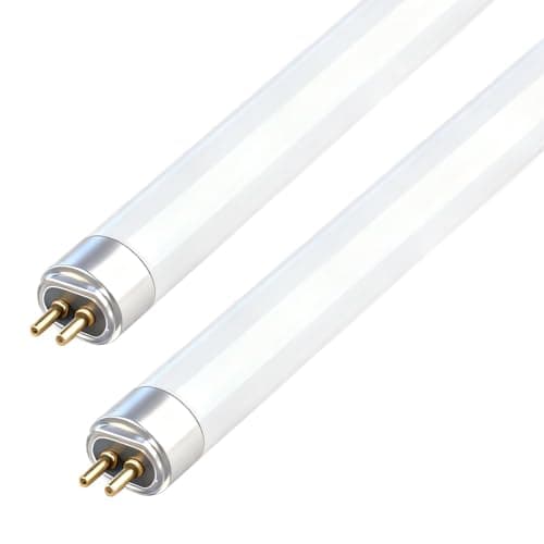 Image of AETPI 2 Pack T5 8W Fluorescent Tube Light,4000K Cool White (288mm Length) G5 2 Pin Base Lamp High Efficiency for Under Cabinet Lighting Kitchen Bathroom Workshop Garage Emergency