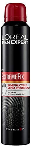 Image of LOréal Men Expert Extreme Fix Indestructible Spray: Extra Strong Styling Hair Spray; Any Hair Type; Extreme Hold & Quick Drying 200 ml