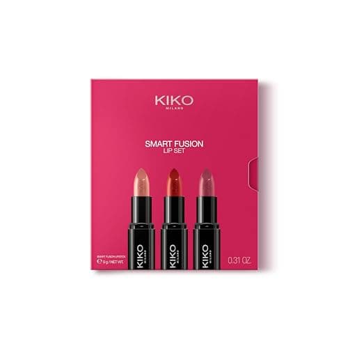 Image of KIKO Milano Smart Fusion Lip Set 02, Lip Kit With 3 Radiant-Finish Lipsticks