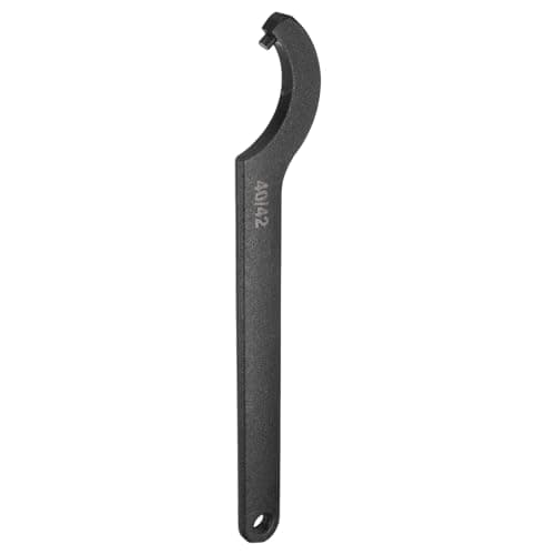 Image of sourcing map C Hook Spanner Wrench, 40-42mm C Pin Motorcycle Shock Nut Chrome Vanadium Spanner Wrench Tool with 4mm Round Head for Machine, Vehicles, Mechanical
