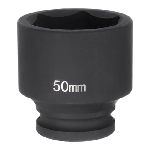 Image of sourcing map 6-Point Impact Socket 3/4" Drive 50mm Metric 40Cr Alloy Steel Spindle Axle Nut Impact Socket