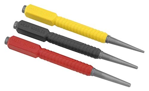 Image of STANLEY 3 Piece Dynagrip Nail Punch Set, 0-58-930