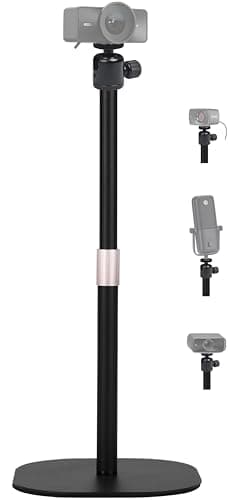 Image of Heavy-Duty Facecam Stand, Tabletop Webcam Tripod Holder Compatible with Elgato Facecam,Facecam pro Webcams